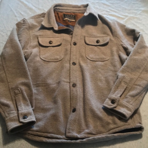 Jachs Other - Jachs New York Men's wool blend Shirt Style Textured Fall Gray Jacket Large